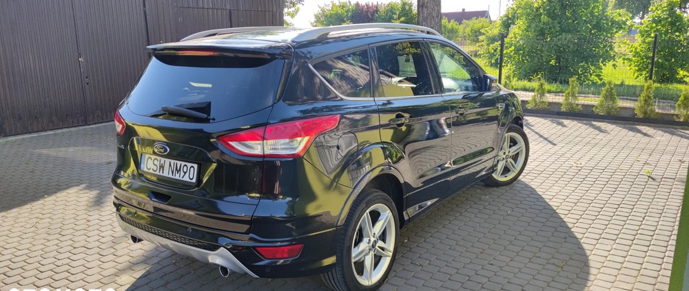 Ford Kuga cena 51900 przebieg: 165683, rok produkcji 2014 z Trzebinia małe 742